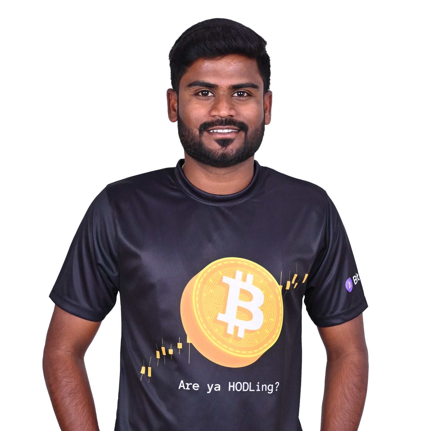 Round Neck Bitcoin T-shirt
